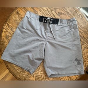 Under Armor Men’s Boardshorts, Grey, Size 38